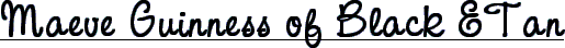 Maeve Guinness of Black&Tan